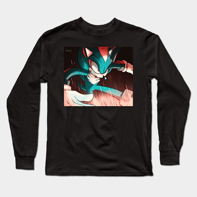 Shadow Long Sleeve T-Shirt by Lunatyk